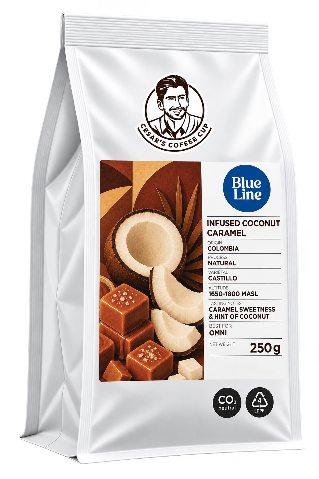 Castillo  Infused Coconut/Caramel Natural